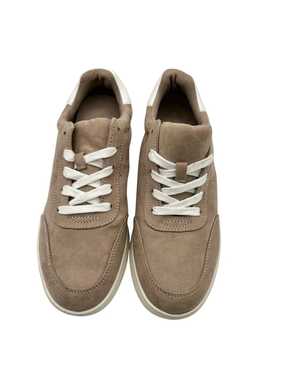 Old Navy Womens Comfort Light Taupe Classic Sneakers Size 8